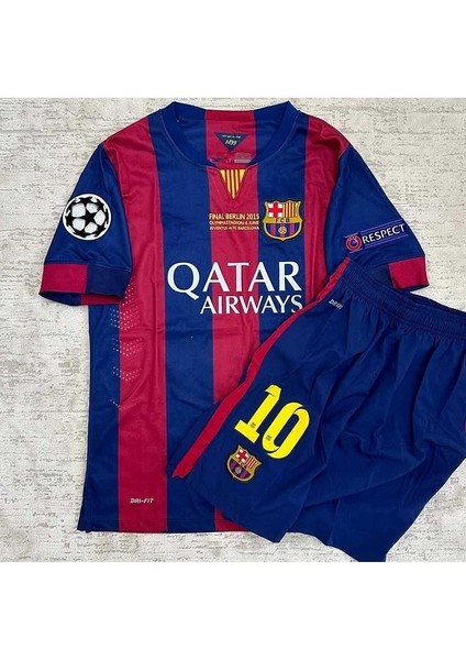 B.a.r.c.e.l.o.n.a 2015 Şampiyonlar Ligi Finali Lionel Messi Nostalji Çocuk Forması fiyatları