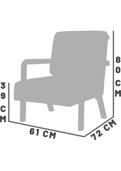 Bahama Bohem Ahşap Berjer, Açık Krem indirimleri