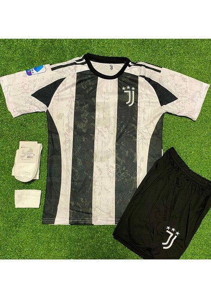 Juventuss 2024/25 Yeni Sezon Kenan Yıldız Iç Saha Çocuk Forması 4'lü Set (15) fiyatları