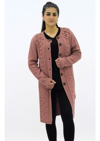 Düğmeli Cepli Triko Hırka fırsatları