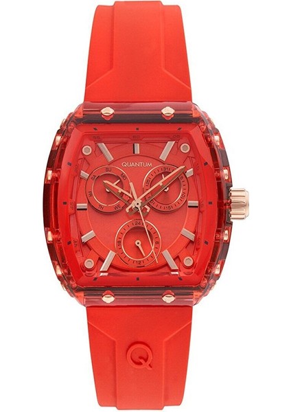 IML1110.086 Kadın Kol Saati – Kırmızı Renk, Multifonksiyon Tasarım, Silikon Kordon