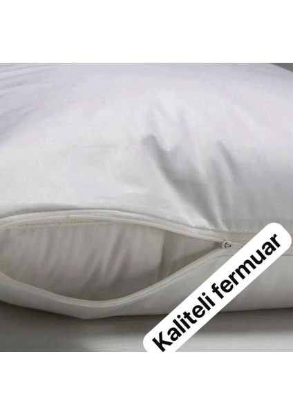 Pamuklu Fermuarlı Yastık Iç Kılıfı Beyaz 50X70 Şilte 10 ADET fiyatları