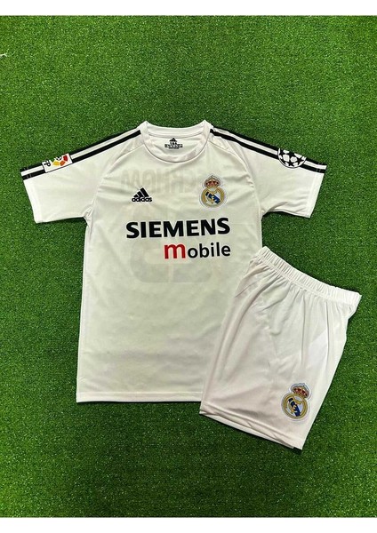 Real Madrid 2004/05 Sezonu David B.e.c.k.h.a.m Nostalji Çocuk Forması (White)