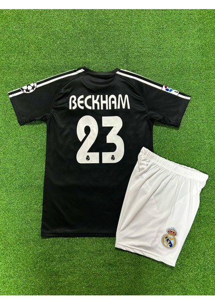 Real Madrid 2004/05 Sezonu David B.e.c.k.h.a.m Nostalji Çocuk Forması (Black)
