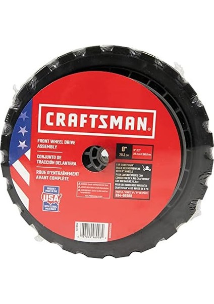 (CMXGZAM325070 Geride Yürüme Biçme Makineleri Için Tekerlek - 20 cm Çeşitli Modellere Uyar, 20 cm Fwd, Siyah fiyatları