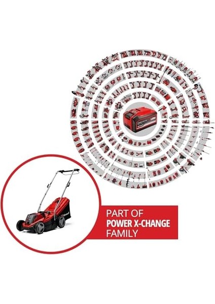 Akülü Çim Biçme Makinesi Ge-Cm 18/33 Li Kit Power X-Change (18V, 33 cm Kesme Genişliği, Kömürsüz, 30L Hazne, 25-65 mm Kesme Yüksekliği, 4,0 Ah Akü + Şarj Cihazı Dahil) - 3413260 modelleri