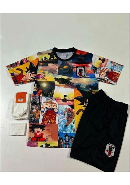 Japonya Tsubasa Özel Tasarım Çocuk Forması 4'lü Set modelleri