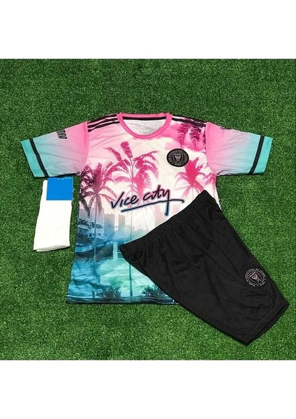 I.n.t.e.r Miami 2024/25 Yeni Sezon Lionel Messi Çocuk Forması 3'lü Set (City) fiyatları