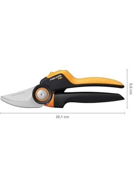 Bypass M Bahçe Makası, x Serisi Powergear, P921, Döner Sap, Taze Dallar Için, Yapışmaz Kaplama, Paslanmaz Çelik Bıçaklar, Uzunluk: 20,1 Cm, Siyah/turuncu, 1057173 modelleri