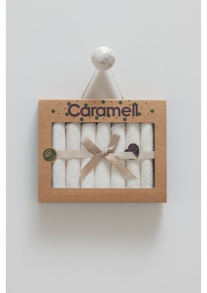 7 Li Tiny Lace Mendil Set - Ekru