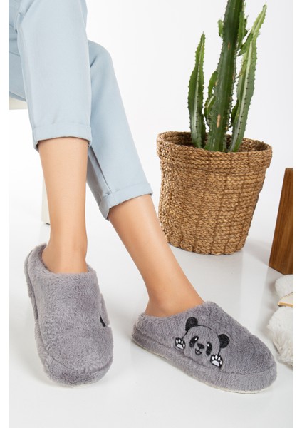 Kadın Ev Terliği Peluş Terlik Çeyiz ve Bohça Terliği Ses Yapmaz Kalın Taban modelleri