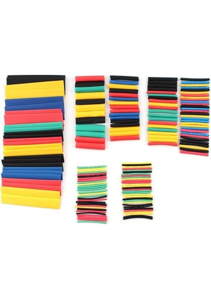 530 Parça Makaron Kablo Yalıtım Isı Daralan Kablo Tamir Seti fiyatları