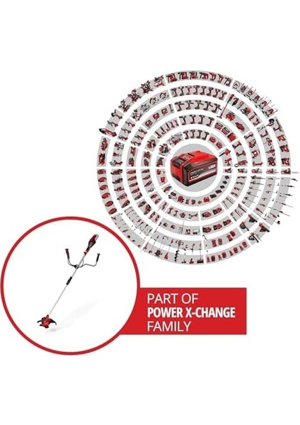 Akülü Tırpan Agıllo 18/200 Power X-Change (Li-Ion, 18V, 7500 Dev/dak, Otomatik Misina Besleme/3 Dişli Bıçak, Ön Motor, Akü ve Şarj Cihazı Dahil Değildir) - 3411310 fiyatları