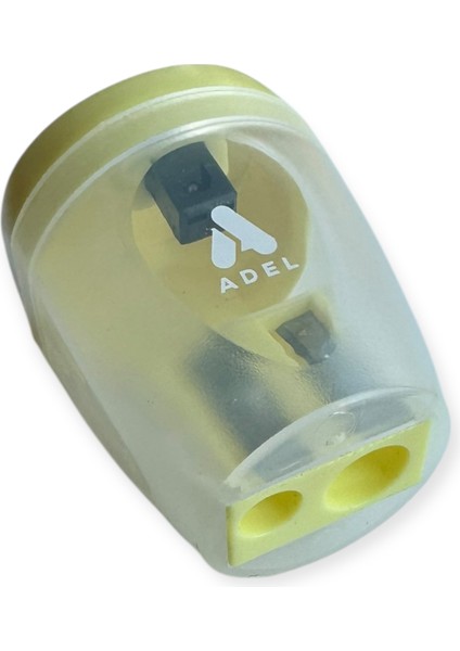 Çift Bıçaklı Otomatik Kapaklı Kalemtraş, Pastel Renkli, Hazneli fiyatları