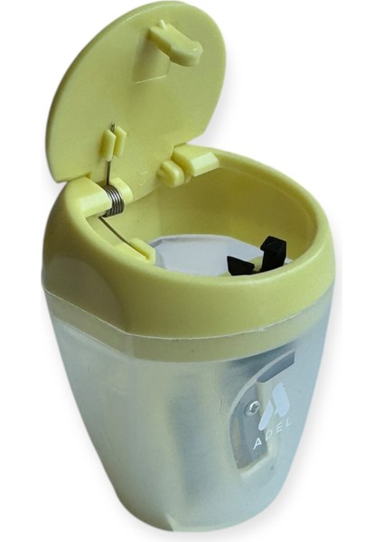 Çift Bıçaklı Otomatik Kapaklı Kalemtraş, Pastel Renkli, Hazneli modelleri