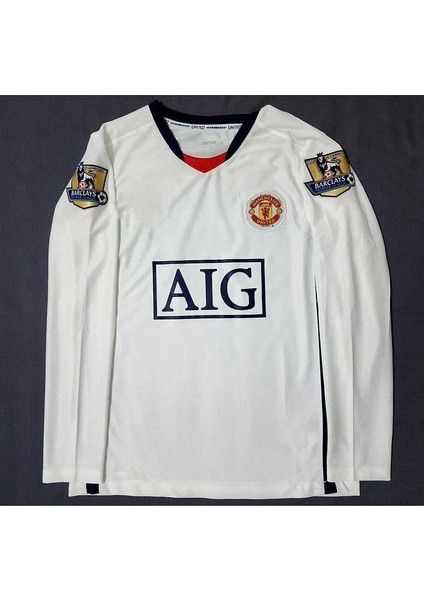 M.unitedd 2008 Moskova Şampiyonlar Ligi Finali Cristiano Ronaldo Forması (Beyaz) fiyatları