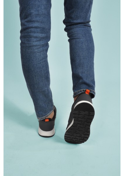 Füme Hafif Esnek Kilit Bağcıklı Erkek Spor Ayakkabı Nans 6006 M indirimleri