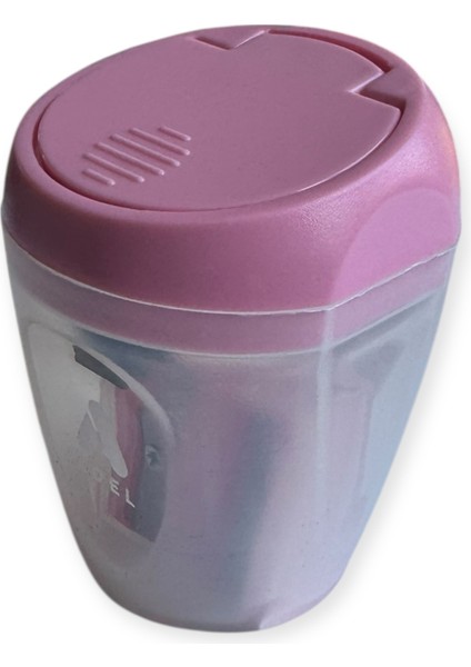 Çift Bıçaklı Otomatik Kapaklı Kalemtraş, Pastel Renkli, Hazneli modelleri