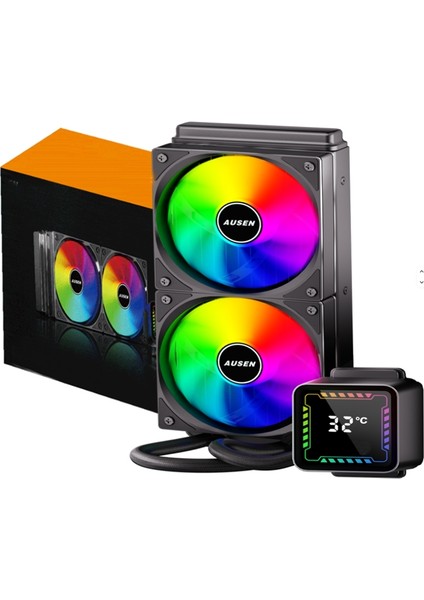 Cube Iı 240 Argb Sıvı Soğutucu Intel ve Amd Destekli Argb 2 Fanlı Sıvı Soğutma Sistemi modelleri