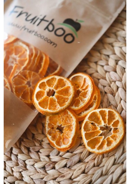Mandalina Kurusu- %100 Doğal Yollarla Kurutulmuş Çıtır Meyve-Kurutulmuş Mandalin-Kuru Meyve 50 Gram
