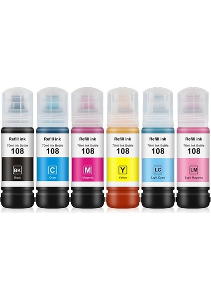 Epson 108 Kırmızı Muadil Mürekkep 70 Ml. modelleri