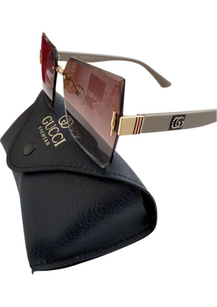 Gucci degrade Kadın Güneş GÖZLÜĞÜ tarz gözlük Ekartman 61 modelleri