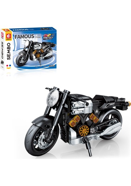 Yamaha V-Max Motosiklet Yapı Bloğu Seti - 203 Parça