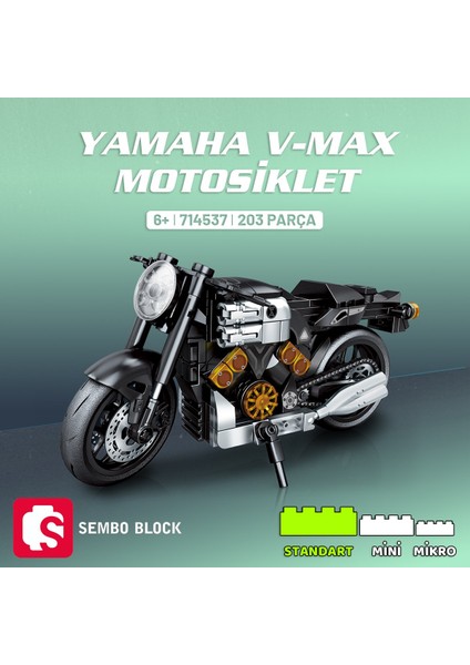 Yamaha V-Max Motosiklet Yapı Bloğu Seti - 203 Parça fiyatları