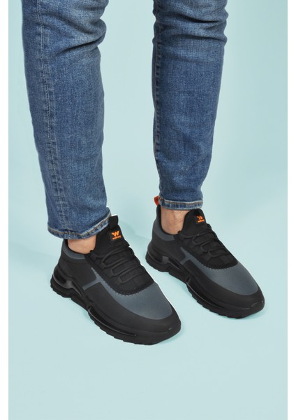 Füme Bağcıklı Hafif Esnek Erkek Spor Ayakkabı Than 836 M