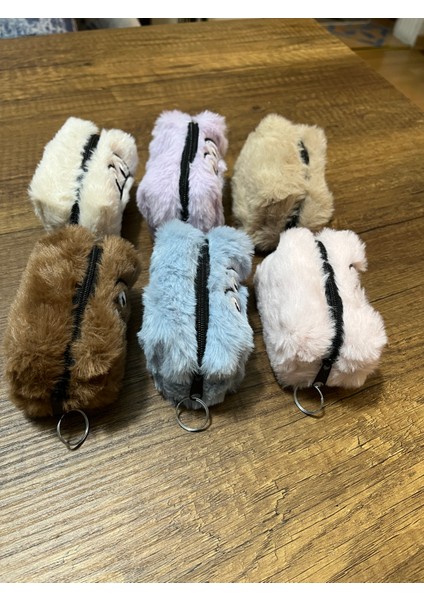 3 Adet Labubu Pelüş Cüzdan Çanta Charmı Charm Çanta Süsü Kalemlik Peluş fiyatları