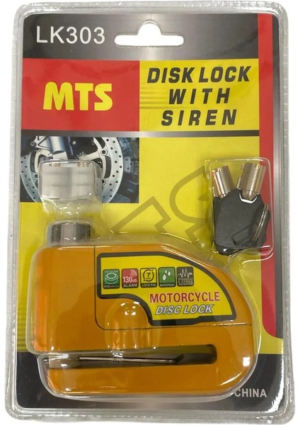Mts LK303 Alarmlı Disk Kiliti