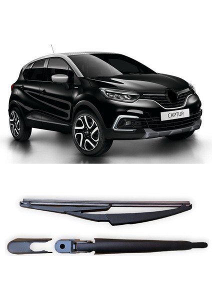 Renault Captur 2013-2019 Arka Cam Silecek Kolu ve Süpürgesi Takım 287815304R