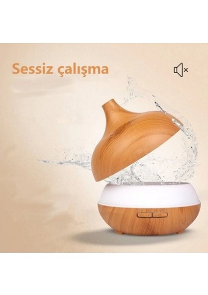 Hava Nemlendirici 7 LED Işıklı Aromatik Oda Kokusu 550 ml Kahve Aroma Difüzörü Buhar Makinası fırsatları