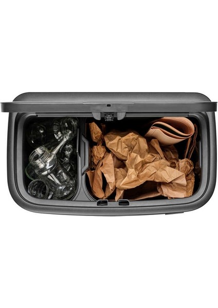Bo Satın Taupe Dokunmatik Çöp Kutusu 11+23L modelleri
