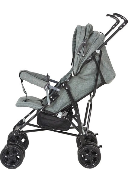 Tam Yatar Baston Puset Bebek Arabası | Gri fiyatları