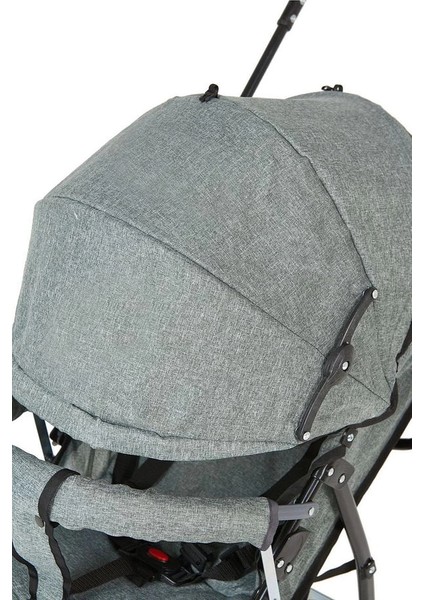 Tam Yatar Baston Puset Bebek Arabası | Gri modelleri