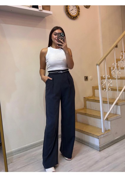 Beli Lastikli Plazzo Pantolon