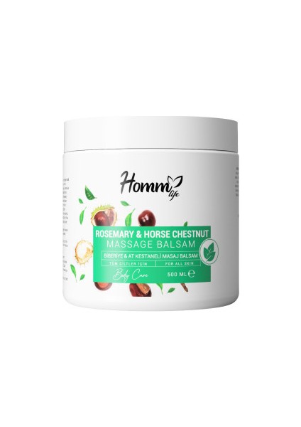 Biberiye & At Kestaneli Masaj Balsam 500ML