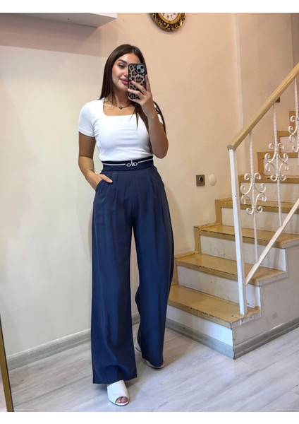 Beli Lastikli Plazzo Pantolon