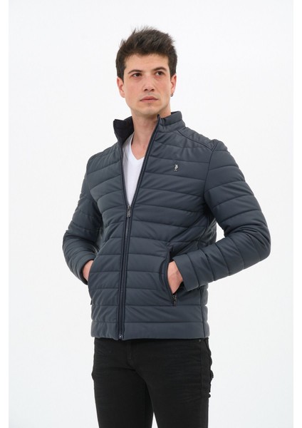 Erkek Lacivert Mont