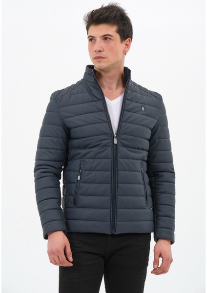 Erkek Lacivert Mont