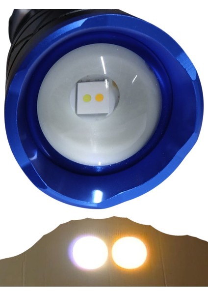 -1570 Çok Fonksiyonlu LED Fener | Gün Işığı & Beyaz Işık | Zoom & 3 Kademeli Sarmal Aydınlatma fiyatları
