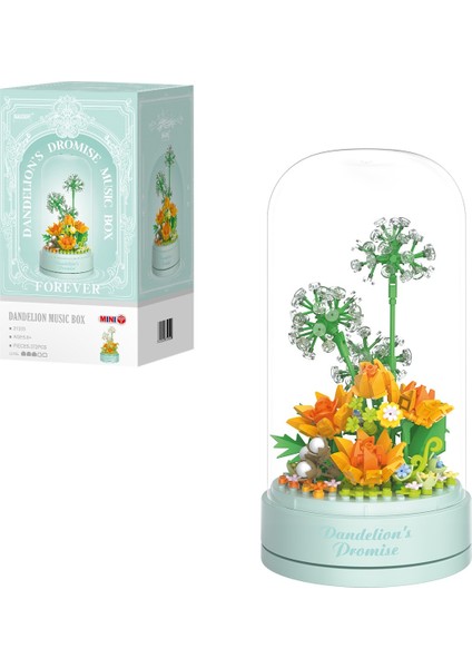Dandelion’s Promise Müzik Kutusu Yapı Bloğu Seti – 372 Parça
