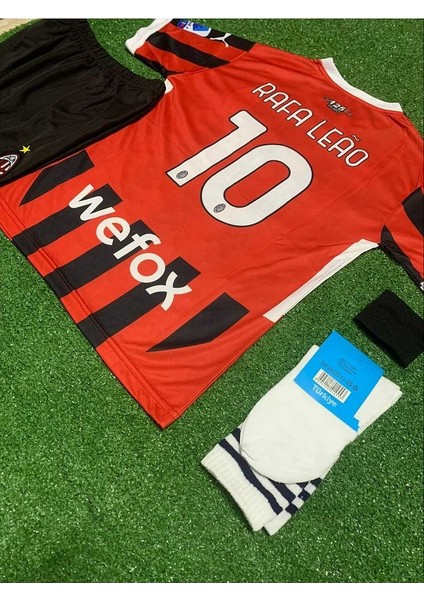 A.c M.i.l.a.n 2024-25 Yeni Sezon Rafa Leao Iç Saha Çocuk Forması 4'lü fiyatları