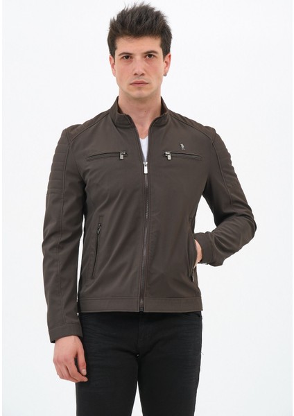 Erkek Kahverengi Mont