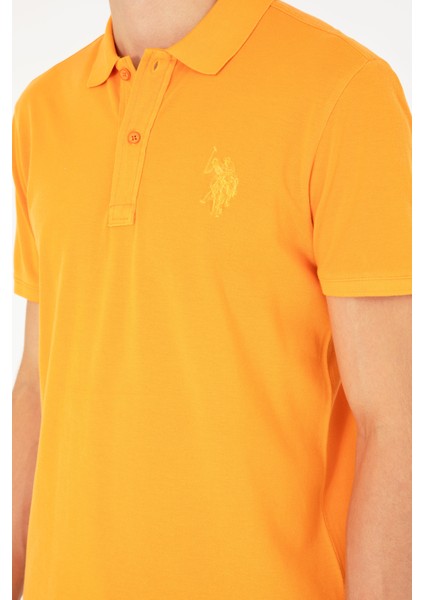 Erkek Turuncu Tişört Basic 50279591-VR051