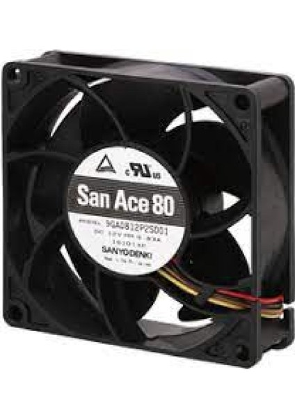 9GA0824A2001 ,80X32MM 24VDC 54-Cfm 3-Kablo Fan