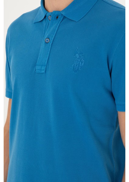 Erkek Saks Tişört Basic 50294207-VR045