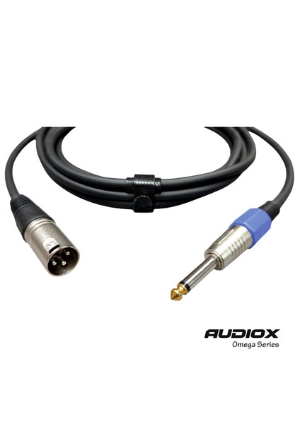 Audıox Omega Series 6.3 mm Jak – Xlr Erkek Enstrüman Kablosu | Profesyonel Ses ve Stüdyo Kullanımı modelleri