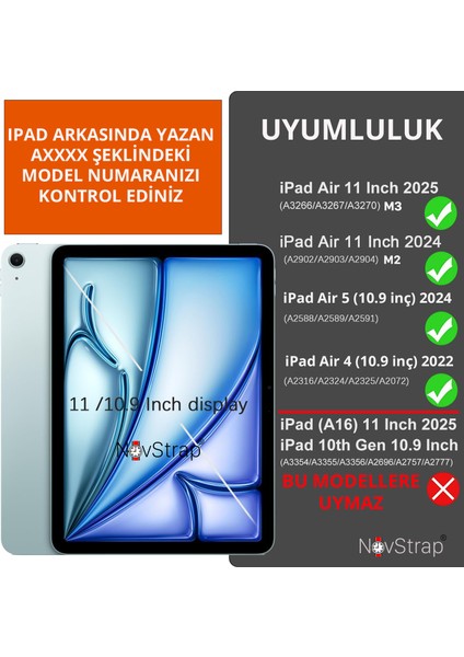 Apple iPad Air 4/5. Nesil 10.9 inç ile Uyumlu Kılıf Popit Tablet Kılıfı Askılı Standlı fiyatları